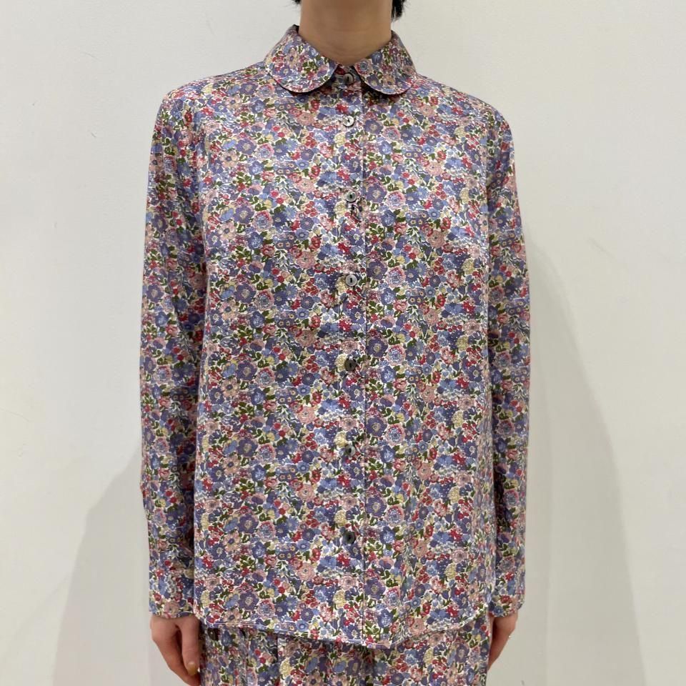 SARAHWEAR - <Sophia>Liberty Print Round Collar Blouse(C53053)