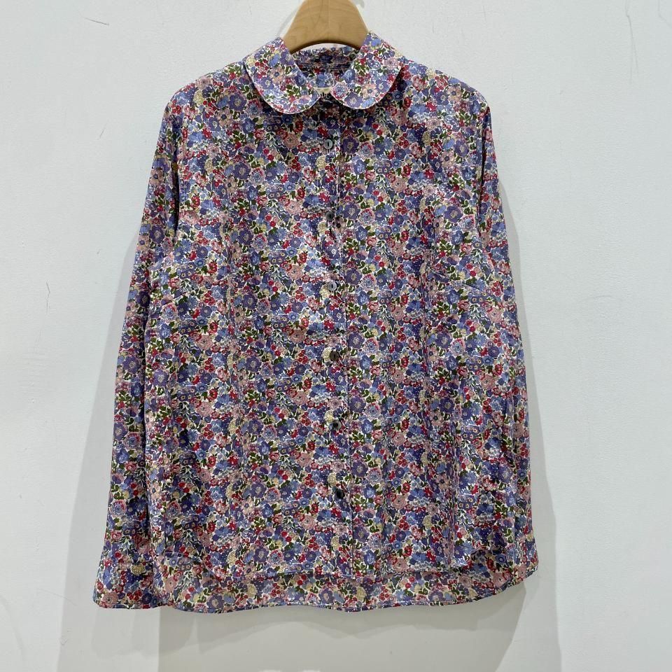 SARAHWEAR - <Sophia>Liberty Print Round Collar Blouse(C53053)