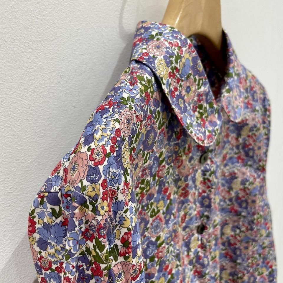 SARAHWEAR - <Sophia>Liberty Print Round Collar Blouse(C53053)