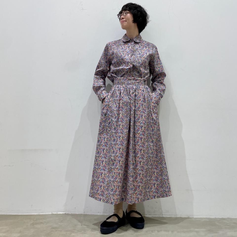 SARAHWEAR - <Sophia>Liberty Print Round Collar Blouse(C53053)