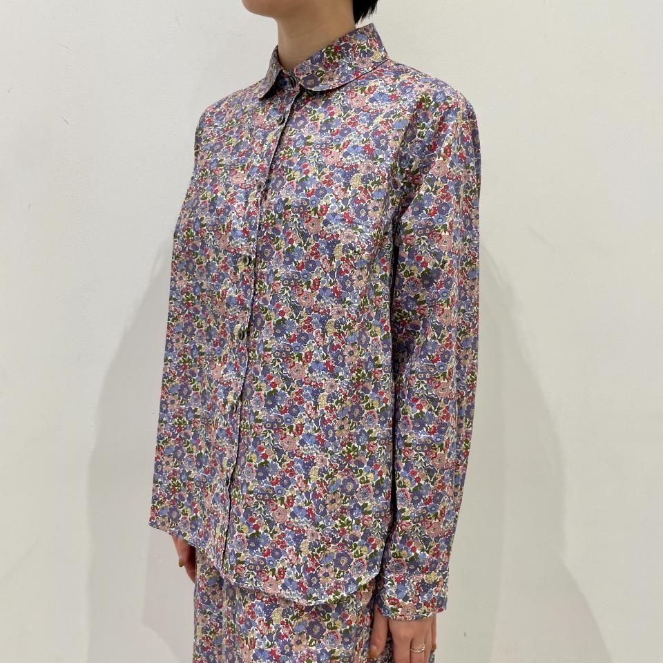 SARAHWEAR - <Sophia>Liberty Print Round Collar Blouse(C53053)