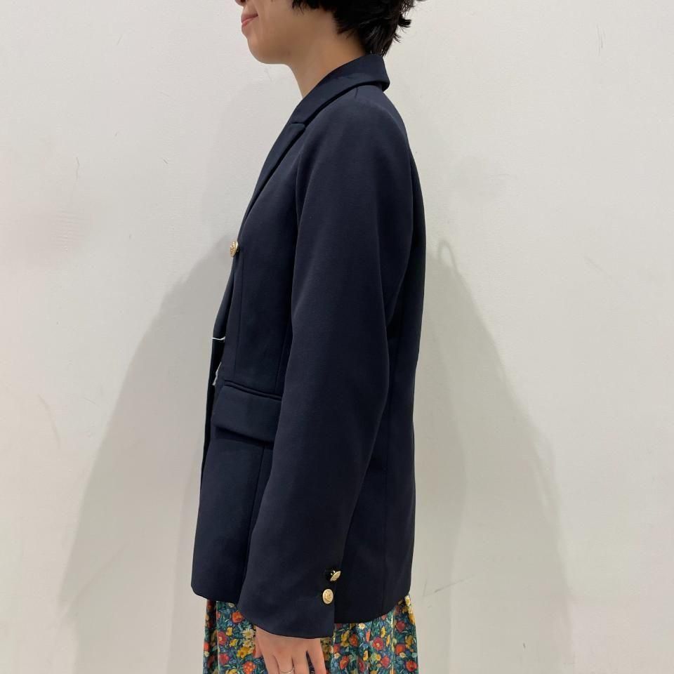 Sheth - 23STRダブルブレスト6つ金釦 紺ブレザー(2301JK255001)