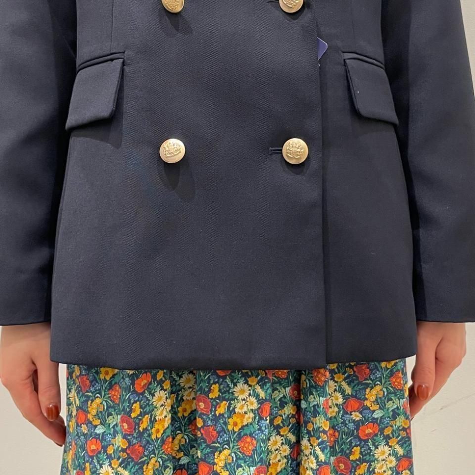 Sheth - 23STRダブルブレスト6つ金釦 紺ブレザー(2301JK255001)