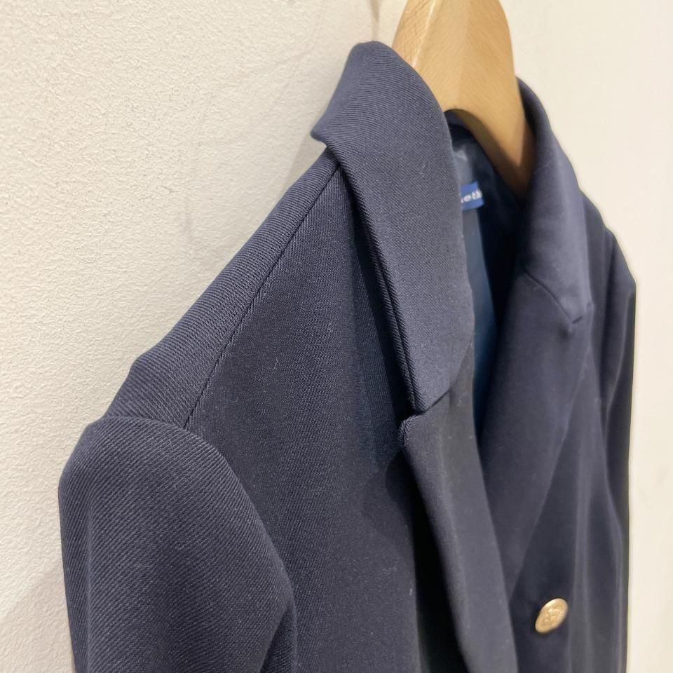 Sheth - 23STRダブルブレスト6つ金釦 紺ブレザー(2301JK255001)