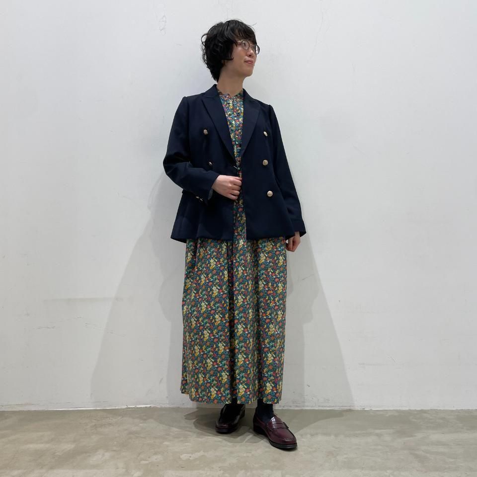 Sheth - 23STRダブルブレスト6つ金釦 紺ブレザー(2301JK255001)