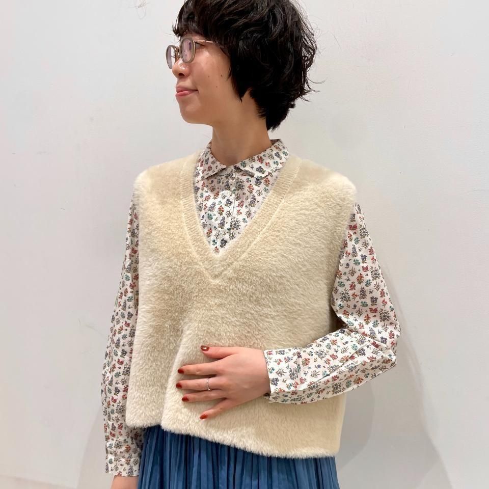 Sheth - シャギーベスト(2502KN255002)