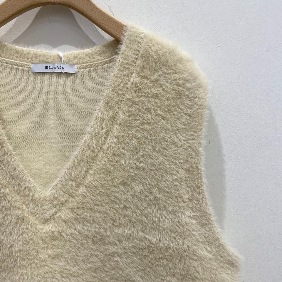 Sheth - シャギーベスト(2502KN255002)