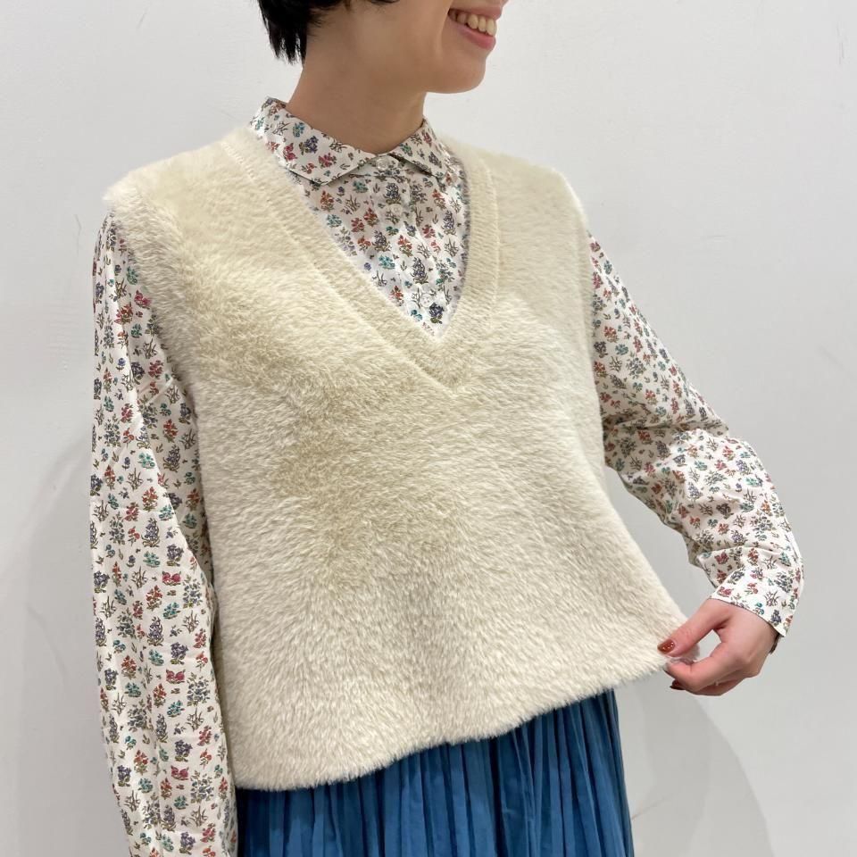 Sheth - シャギーベスト(2502KN255002)