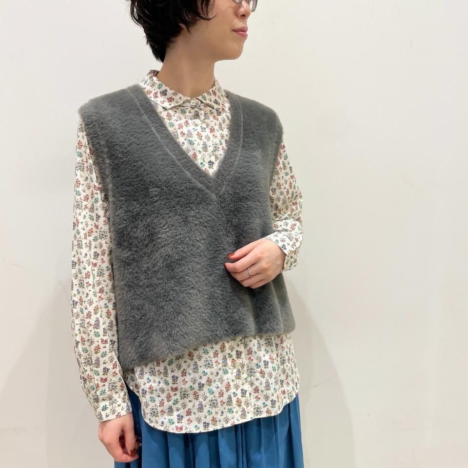 Sheth - シャギーベスト(2502KN255002)