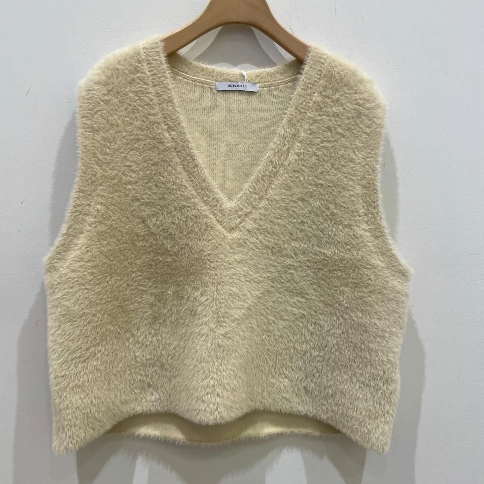 Sheth - シャギーベスト(2502KN255002)