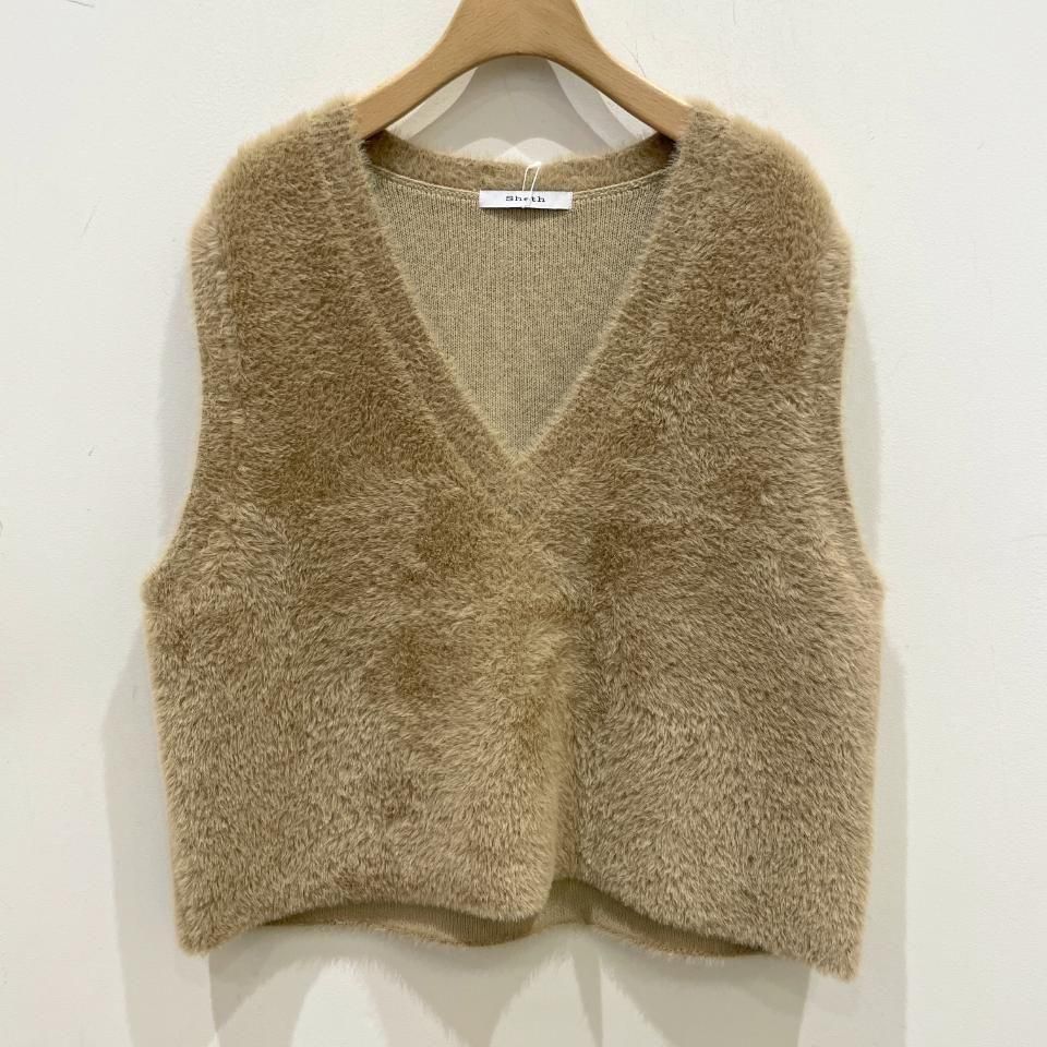 Sheth - シャギーベスト(2502KN255002)