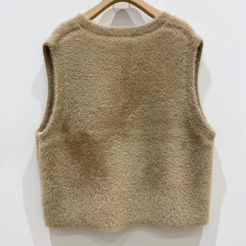 Sheth - シャギーベスト(2502KN255002)