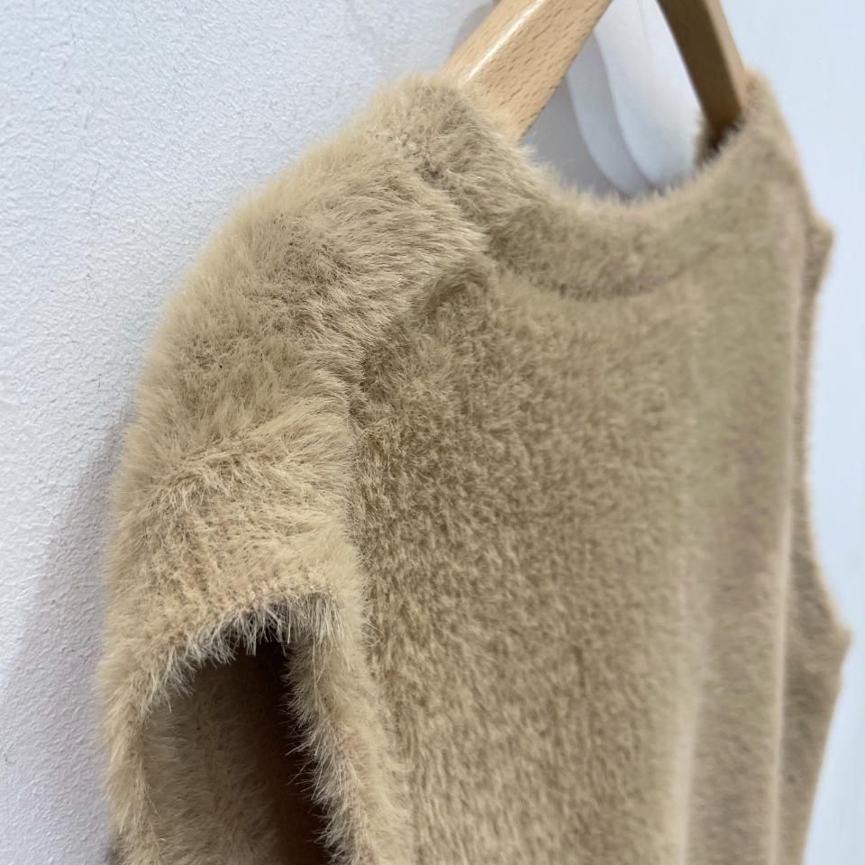 Sheth - シャギーベスト(2502KN255002)