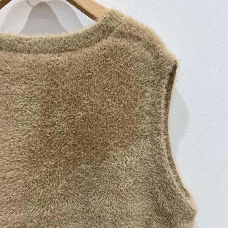 Sheth - シャギーベスト(2502KN255002)