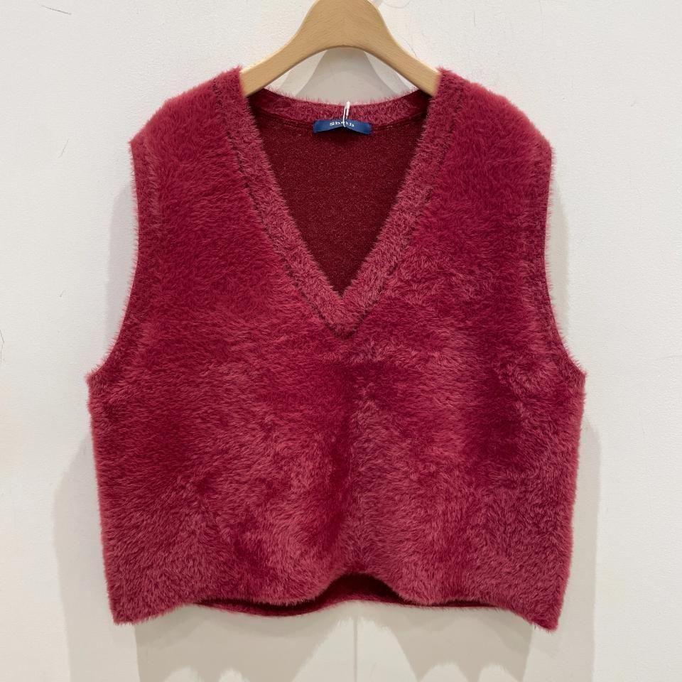 Sheth - シャギーベスト(2502KN255002)