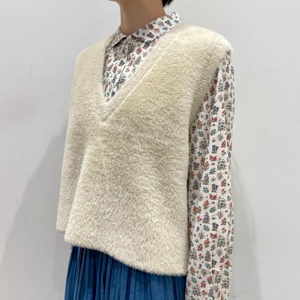 Sheth - シャギーベスト(2502KN255002)