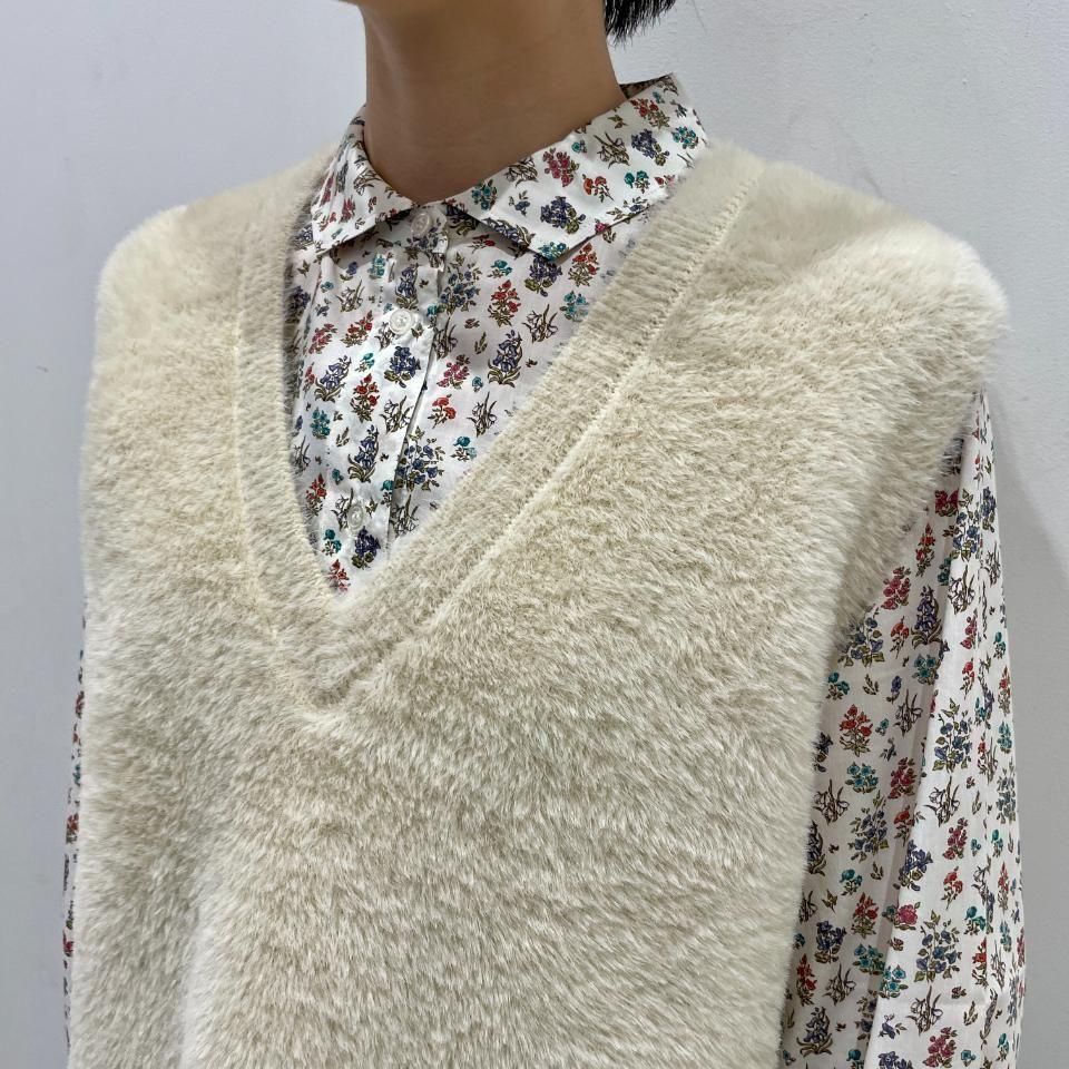 Sheth - シャギーベスト(2502KN255002)