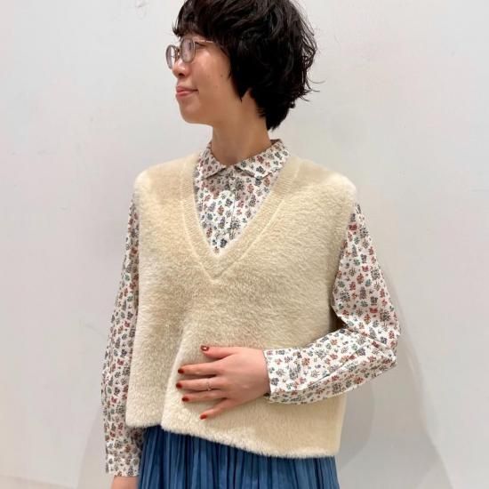 Sheth - シャギーベスト(2502KN255002)