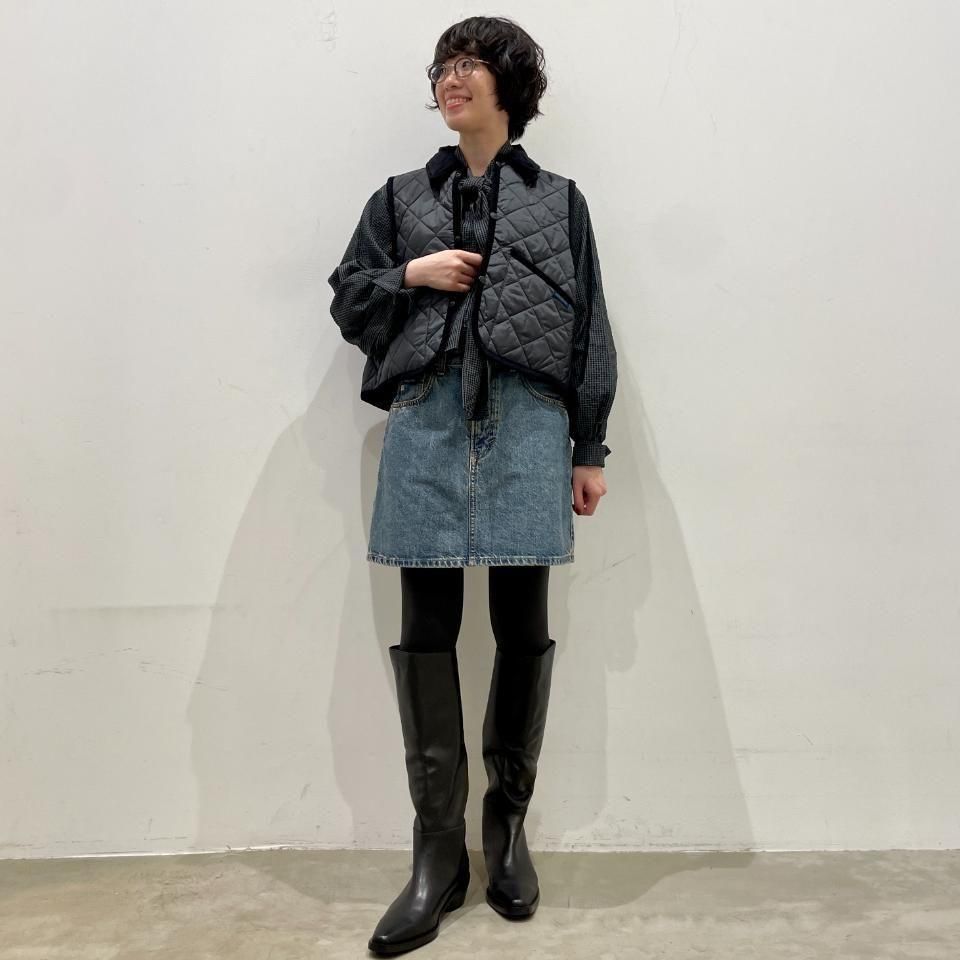 SOMETHING - SOMETHING ヴィンテージ ミニデニムスカート（SKT139