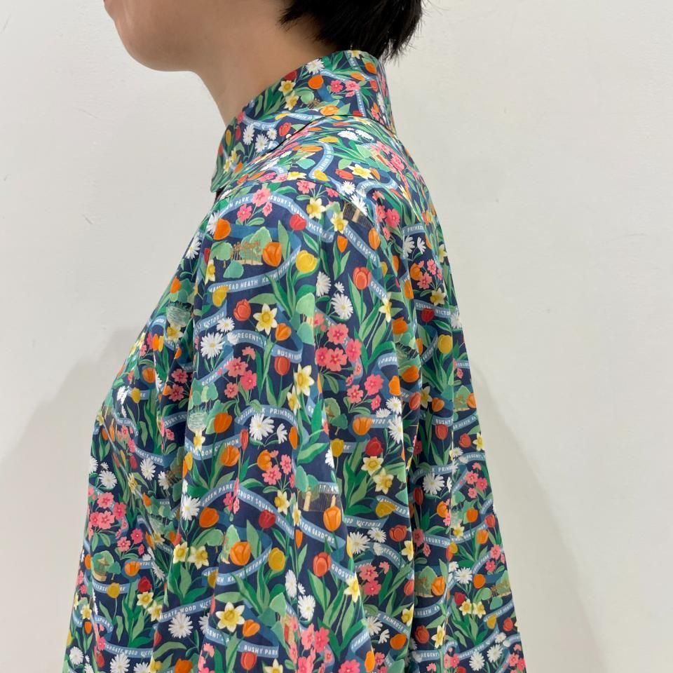 J.sloane - ラウンドカラー ボリュームスリーブブラウス 【リバティ