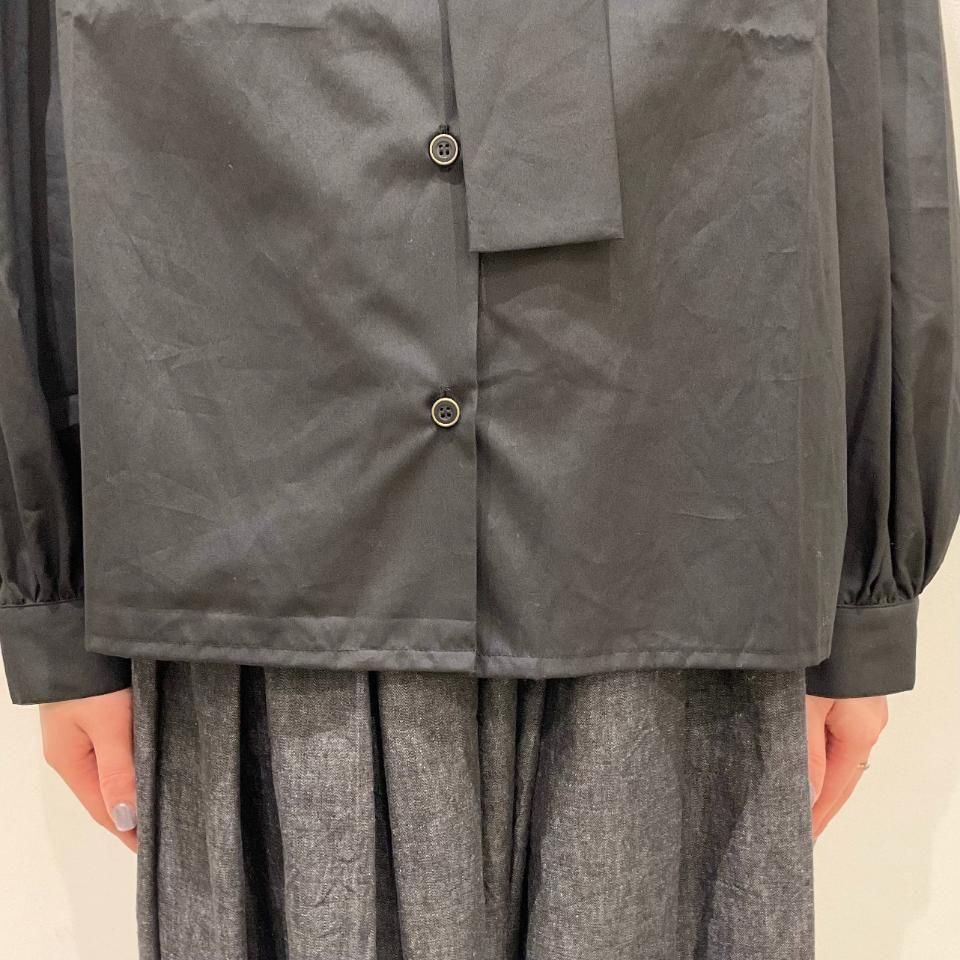 SARAHWEAR - ＜Robbin＞Cotton Broad Bow-tie Blouse（C53048