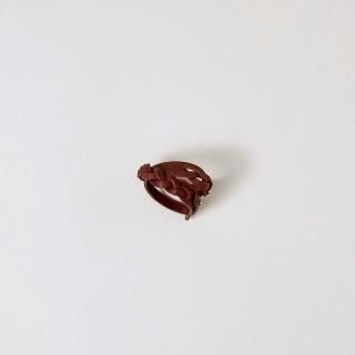 プエブロ　三つ編みブレスレット / ブリックレッドの商品画像
