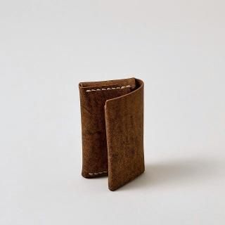 ムラ染め　折紙名刺入れ / ブラウンの商品画像