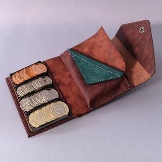 プエブロ　コインウォレット3 / ダークブラウンの商品画像