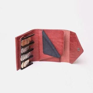 【新品未使用】LITSTAリティスタ　ウォレット　ブリックレッド フレキシブルウォレット / ブリックレッド - 革コインウォレット
