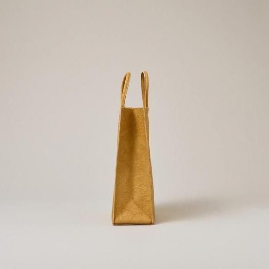 カルタレザー トートバッグ / ベージュ - 革コインウォレット、バッグ