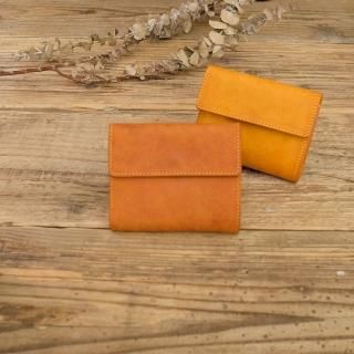 【アウトレット 30%OFF】プエブロ 二つ折り財布(左利き用) / イエロー #144 展示使用・日焼け・エイジングありの商品画像