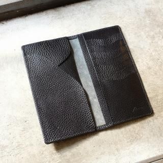 【アウトレット 30%OFF】ドラーロ　ビルケース (長札入れ) / ピュアブラック #182 革めくれありの商品画像