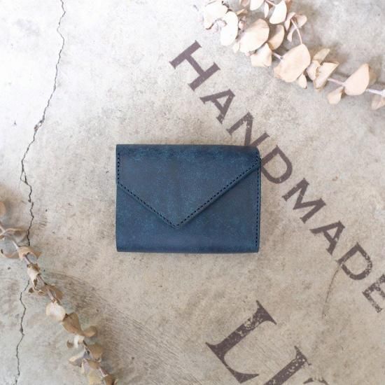 Iru×IKENOHATA GINKAWATEN】PUEBLO LEATHER COMPACT WALLET