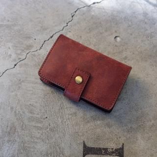 【アウトレット 30%OFF】プエブロ　コインウォレット2 / ブリックレッド #300 展示使用・金具跡ありの商品画像