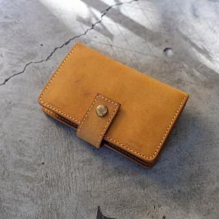 【アウトレット 50%OFF】プエブロ　コインウォレット2 / イエロー #301 展示使用・金具跡あり・汚れありの商品画像