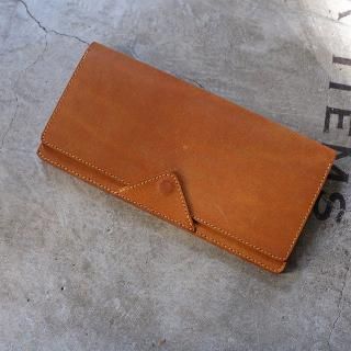 【アウトレット 50%OFF】プエブロ　ジャバラ長財布 / イエロー #316 展示使用・旧デザイン仕様・キズあり・エイジングありの商品画像