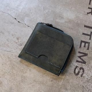 【アウトレット 30%OFF】プエブロ　コンパクトウォレット ハーフ/ ブルーグリーン #322 展示使用・日焼けあり　の商品画像