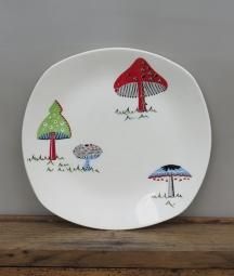 Midwinter ミッドウィンター　Toadstools 毒キノコ　プレート ミッドウィンター 毒キノコ トードストゥール ティートリオ