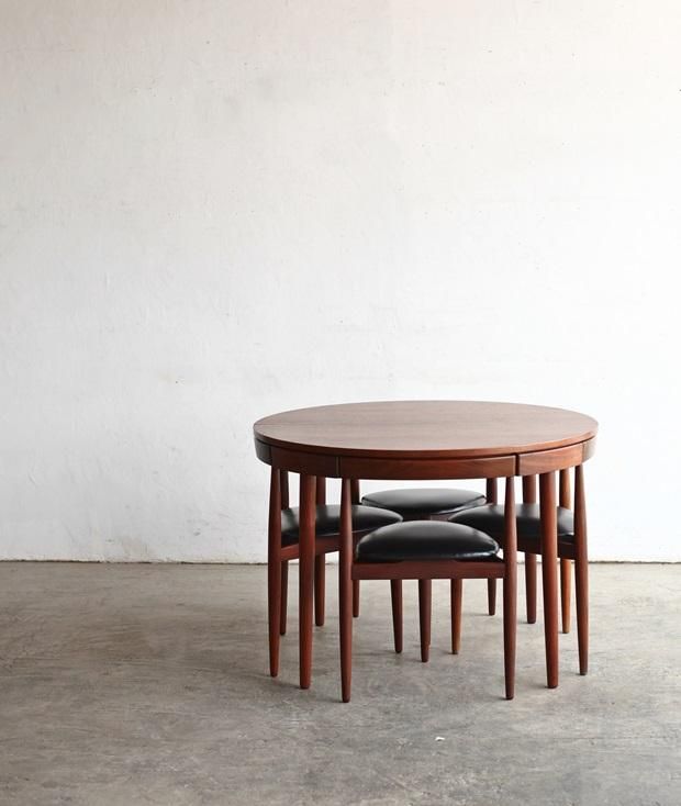 新品同様 OLSEN 77485]HANS デンマーク ダイニングチェア（Dining Danish テーブル・机