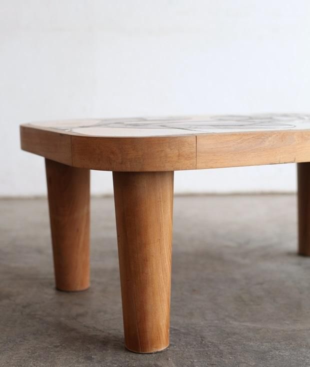 Roger capron テーブル フランス ビンテージ ぺリアン Roger capron テーブル フランス ビンテージ ぺリアン Roger