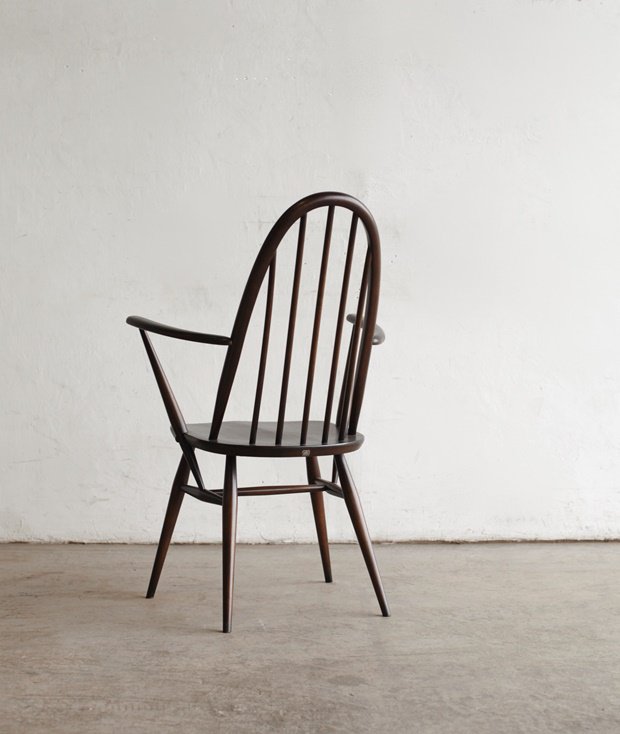 ERCOL quaker arm chair (dark)[AY]