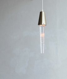 Glass shade lamp
