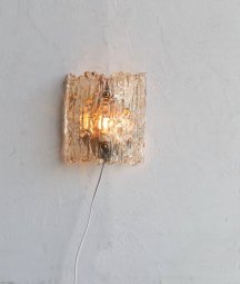 glass shade wall lamp