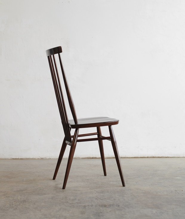  ERCOL stickback chair / Hi(dark)