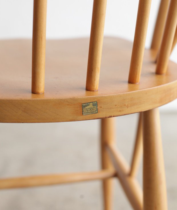  ERCOL 6back arm chair(straight seat)