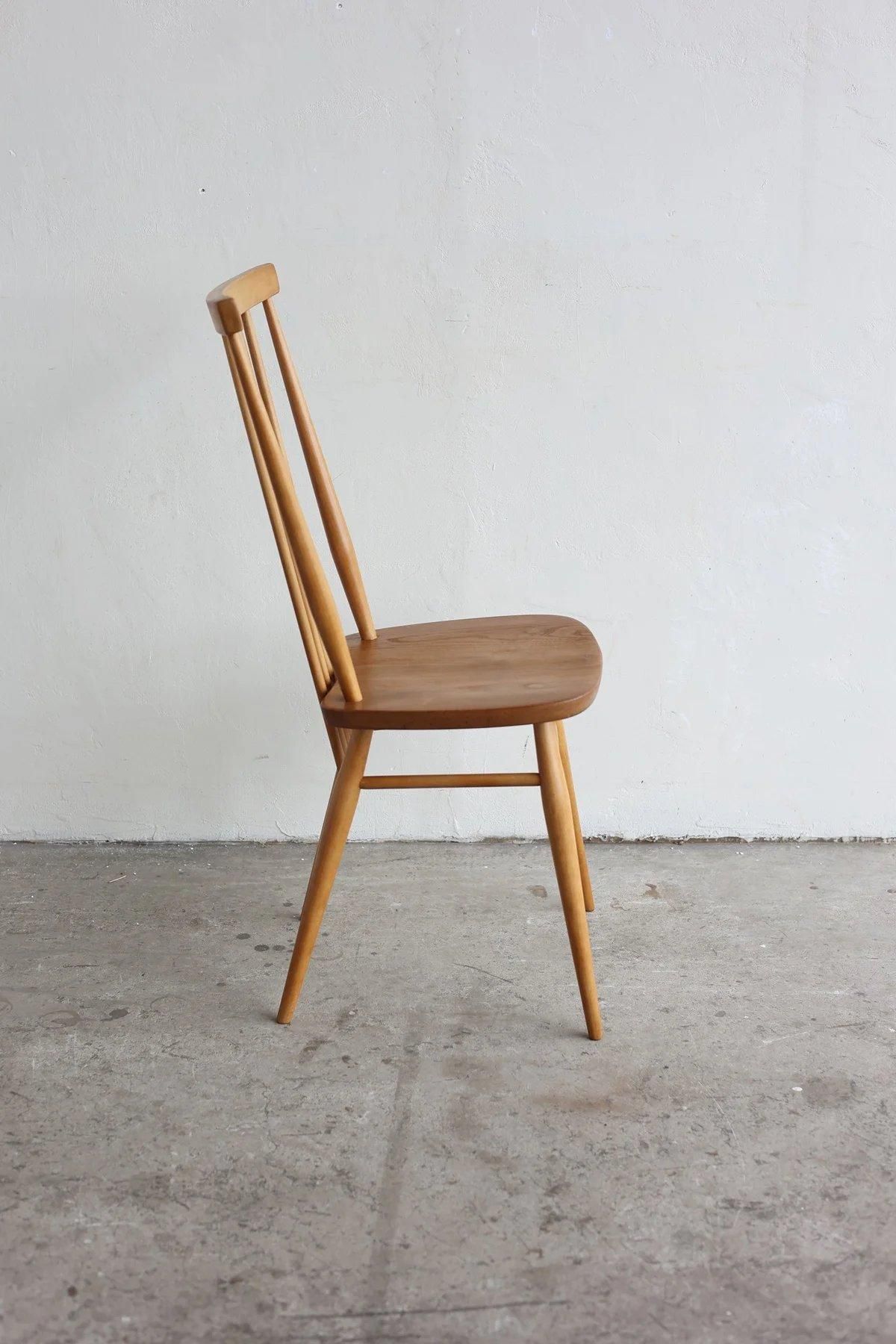 ERCOL stickback chair / Hi[AY] - Antiques & Repair eel