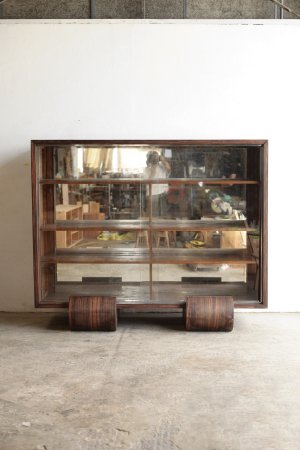 Large glass cabinet