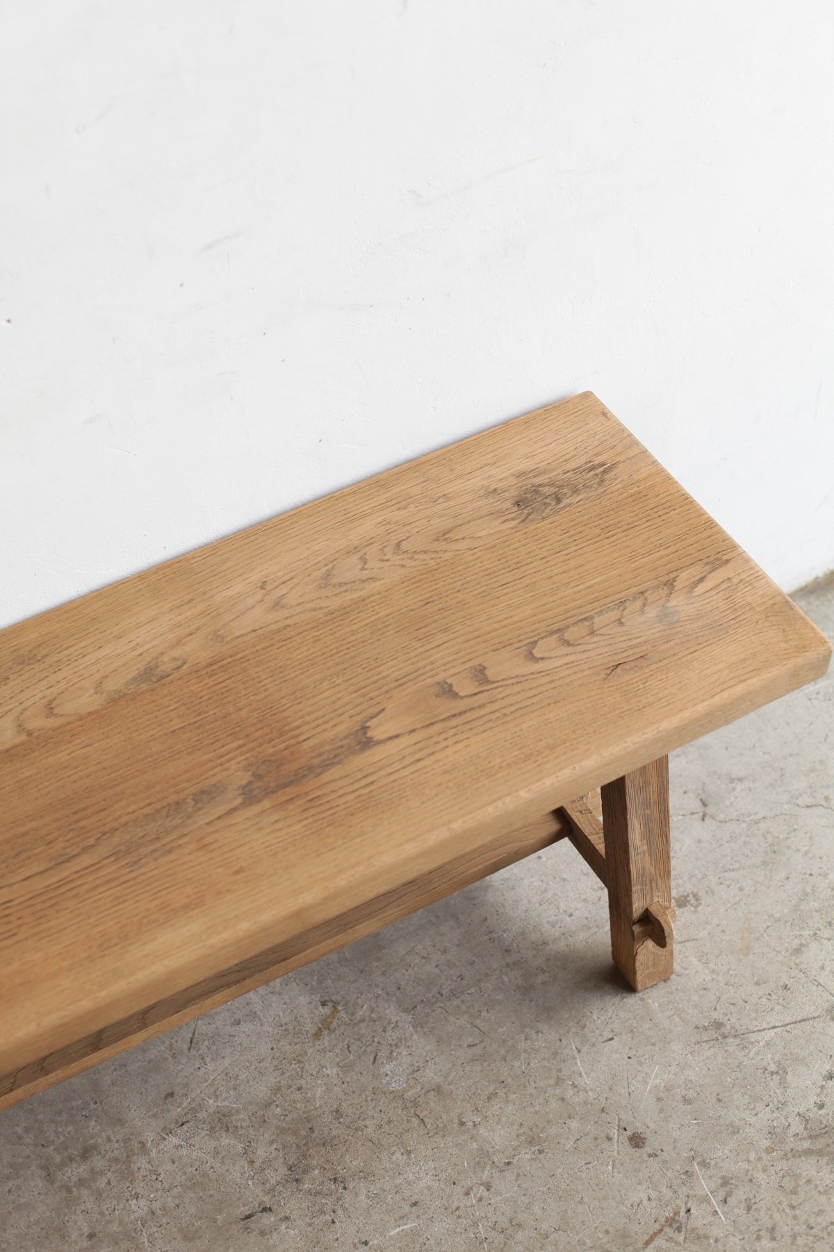 Solid oak bench[AY]