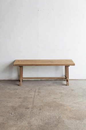 Solid oak bench[AY]