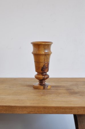 wood vase [AY]